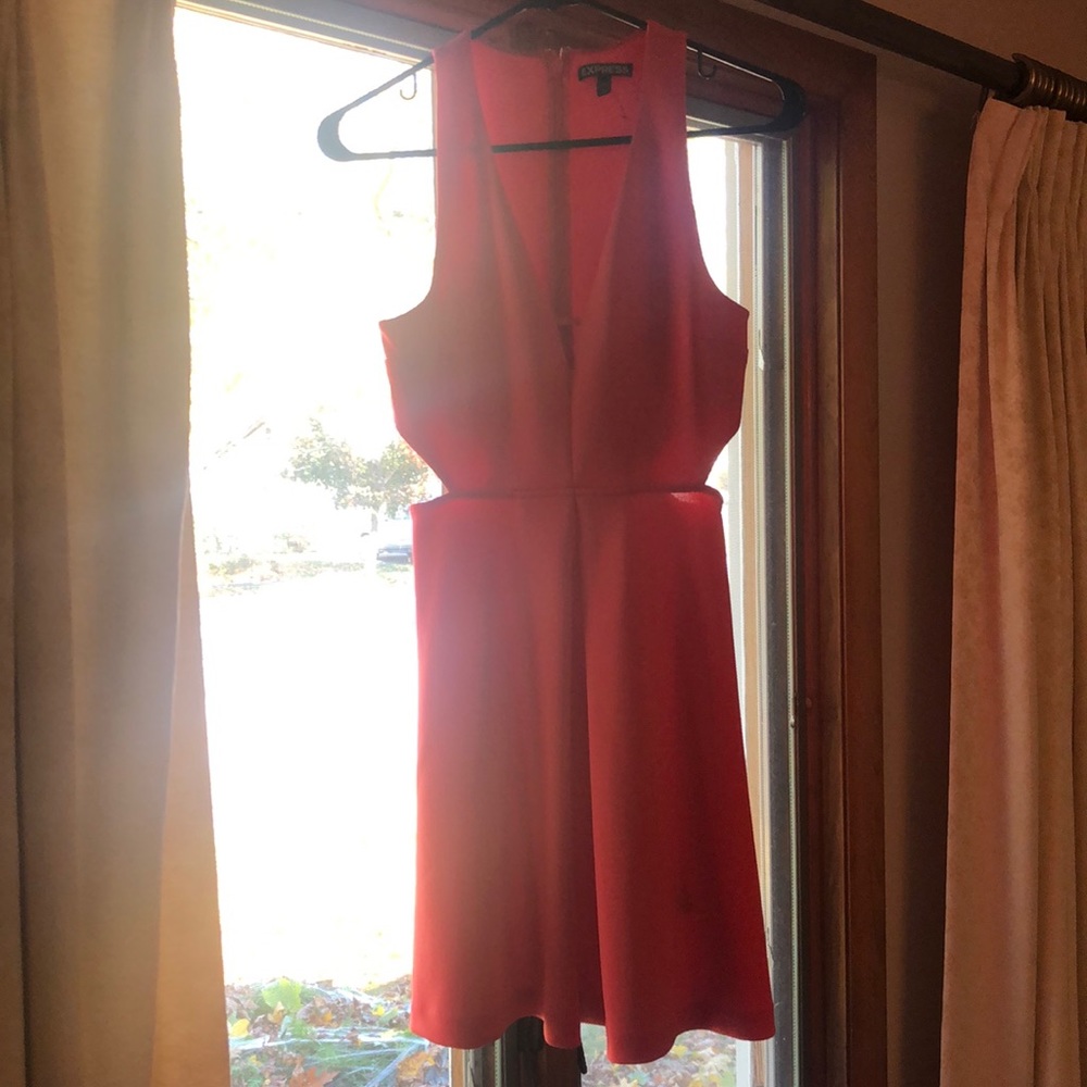 Coral dress